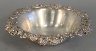 Tiffany & Company Sterling Silver Bowl
monogrammed, small dents, cleaned
height 2 1/2 inches, 12.8 t.oz.