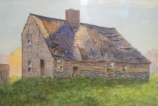 Winfield Scott Clime (American, 1881 - 1958)
Old Homestead
watercolor on paper
signed lower right
sight size: 15" x 21 3/4"
Provenance: Matthes-Theria