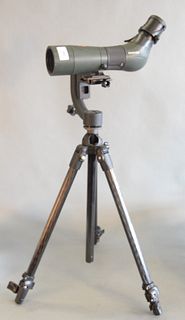 Swarovski Telescope
Model number: ATS/STS65HD
with accompanying tripod and lense attachments
height 55 inches, width 14 inches
Provenance: The Estate 