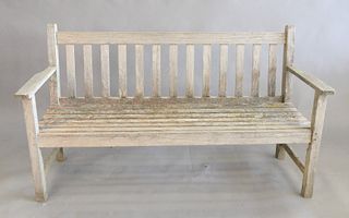Teak Outdoor Bench
length 59 1/2 inches