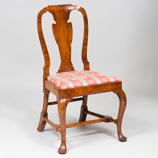 Fine Queen Anne Walnut Side Chair