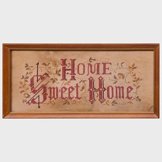 American Embroidery Sampler 'Home Sweet Home' 