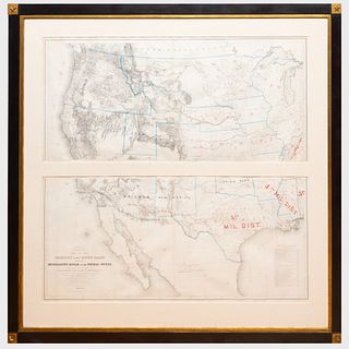 Map of the Territory of the United States from the Mississippi River to the Pacific Ocean