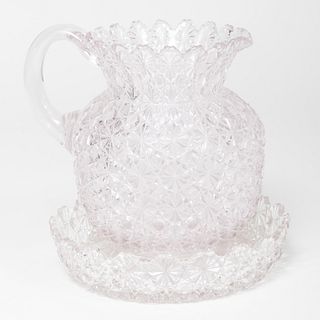 Group of Pressed Glass Tableware 