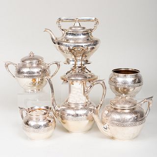 Early Gorham Five Piece Tea and Coffee Service