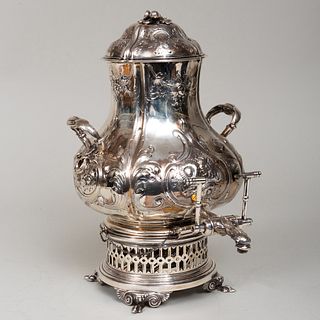 Early Tiffany & Co. Silver Hot Water Urn