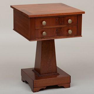  Late Classical Mahogany Side Table