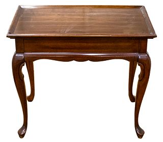George III Style Mahogany Silver Table