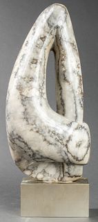 Bernadine Silberman Large Carved Marble Sculpture
