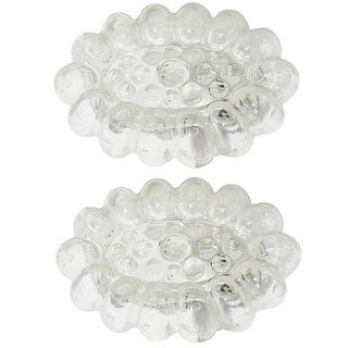 Helena Tynell Finnish Glass Sconces, Pair