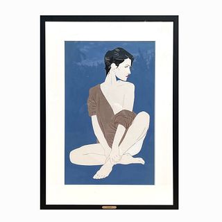 After Patrick Nagel Study for "Her Casual Pose" '83