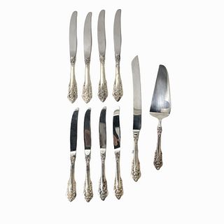 10 Sterling Silver Grande Baroque Dinner Knives