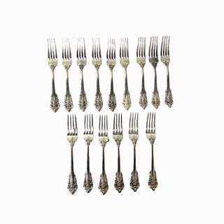 15 Sterling Silver Grande Baroque Dinner Forks