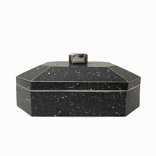 Karl Springer Black Jewelry Box