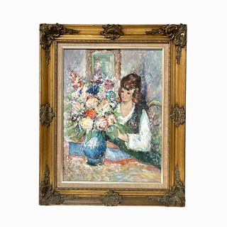 NAGV "Girl with Bouquet of Flowers"
