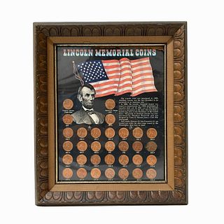 Lincoln Memorial Coins Plaque