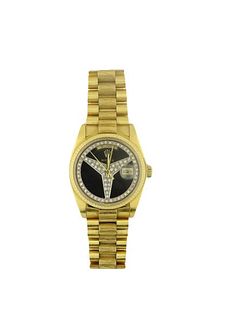 18K Yellow Gold Rolex Watch