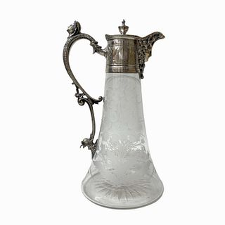 Antique 19th Century Silver Plated Pitcher