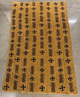 Mid-Century Modern Bogolan Mud Cloth Textile 5 x 3