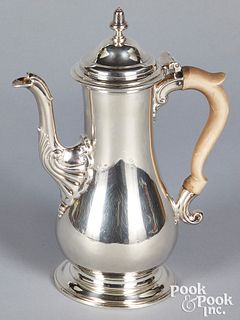 Georgian silver coffee pot 1761-1762