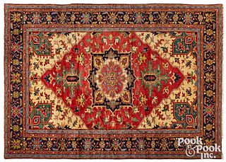 Contemporary Heriz style carpet