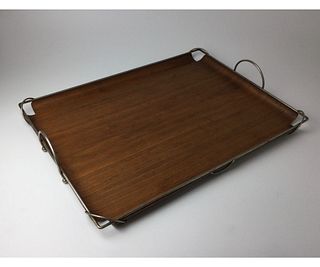 Mid Century Bentwood Serving Tray