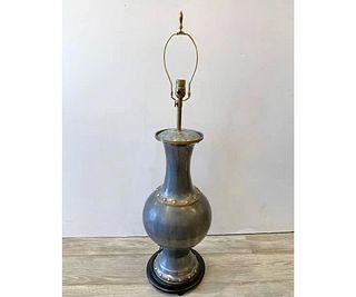 James Mount Style Patkong and Brass Urn Lamp