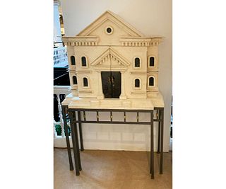 Sandstone Bar on Stand by Maitland  Smith Greek Revival