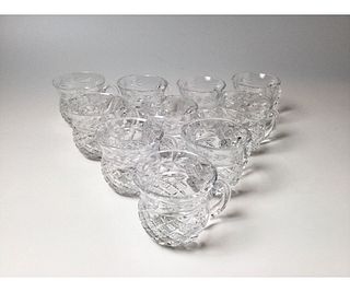 Set of 10 Waterford Punch Cups