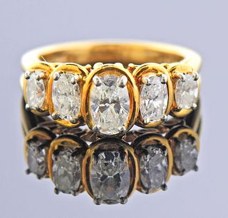 Oscar Heyman 18k Gold Platinum 1.50ctw Diamond Ring