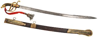 A RUSSIAN IMPERIAL NAVAL PALASH SWORD WITH ORDER OF ST. ANNE, PERIOD OF NICHOLAS II (1894-1919)