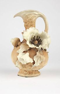 An Ernst Wahliss Amphora pottery vase
