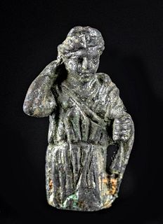 Miniature Roman Leaded Bronze Female - Diana / Artemis