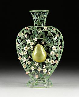 KARI RUSSELL-POOL (American b. 1967) A SCULPTURE, "Pear Vase,"