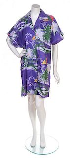 * An Issey Miyake Purple Cotton Day Dress,