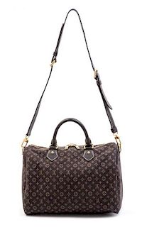 A Louis Vuitton Brown Canvas Monogram Speedy Handbag,
