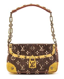 A Louis Vuitton Monogram Chenille Handbag,