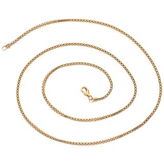 NECKLACE IN 18K YELLOW GOLD Carabiner clasp. Weight: 16.6 g. Length: 24.5" (62.4 cm)