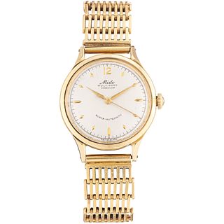 MIDO WATCH IN 14K YELLOW GOLD REF. 385509 Movement: automatic. Caliber: 0917B Series: 134XXXX