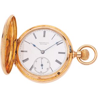 POCKET WATCH TIFFANY & CO. IN 18K YELLOW GOLD Movement: manual. Caliber: S / N Series: 33XXX
