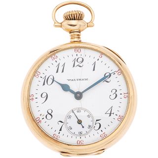 WALTHAM POCKET WATCH IN 14K YELLOW GOLD Movement: manual. Caliber: S / N Series: 509XXXX