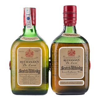 Buchanan's. De luxe. Blended. Scotch Whisky. Piezas: 2. En presentaciones de 750 ml.