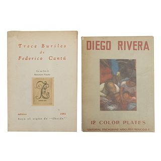 Fernández, Justino. Diego Rivera. Artist of the New World. México: Eugene Fischgrund Publisher, sin año. 8 p. + 12...