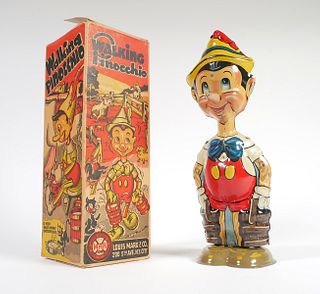 PINOCCHIO 1939 Marx Windup Tin Litho Toy