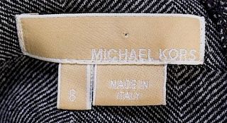 A Michael Kors Herringbone Wool Dress, Size 8.
