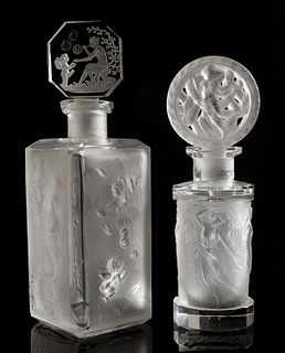 HOFFMAN Art Deco Nude Perfume Bottles (2)