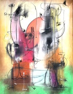 ANTONIO CARRENO, Abstract Pastel