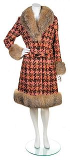 A Rena Lange Multicolor Coat, Size 10.