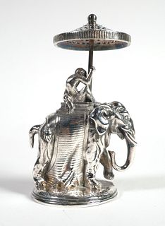 Christofle Silver Elephant TOOTH PICK HOLDER