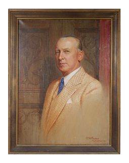 FRANK C. VON HAUSEN, Portrait of Atwater Kent, O/C